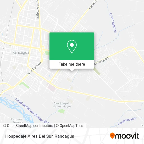 Hospedaje Aires Del Sur map