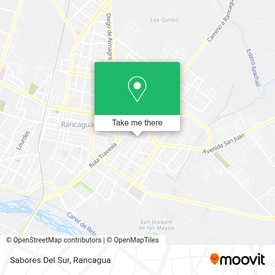 Mapa de Sabores Del Sur