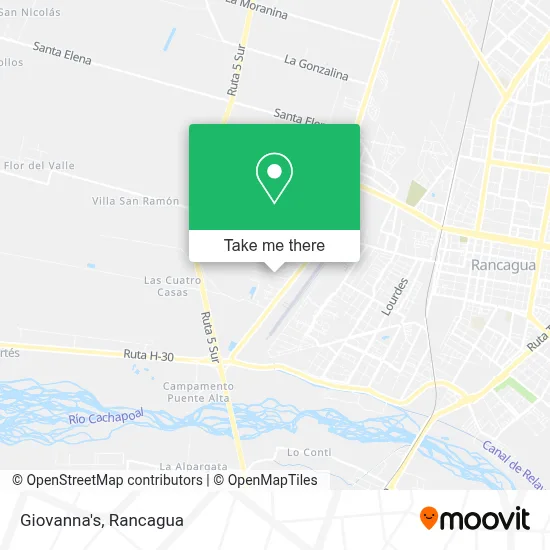 Giovanna's map