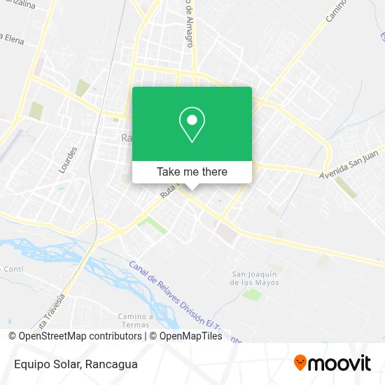 Equipo Solar map