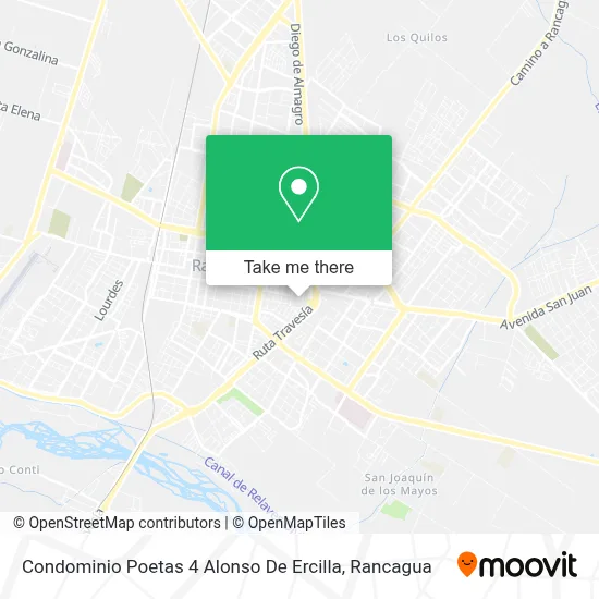 Condominio Poetas 4 Alonso De Ercilla map