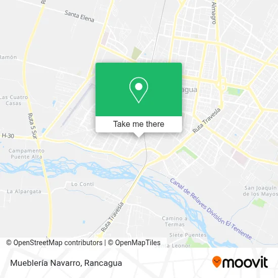 Mueblería Navarro map