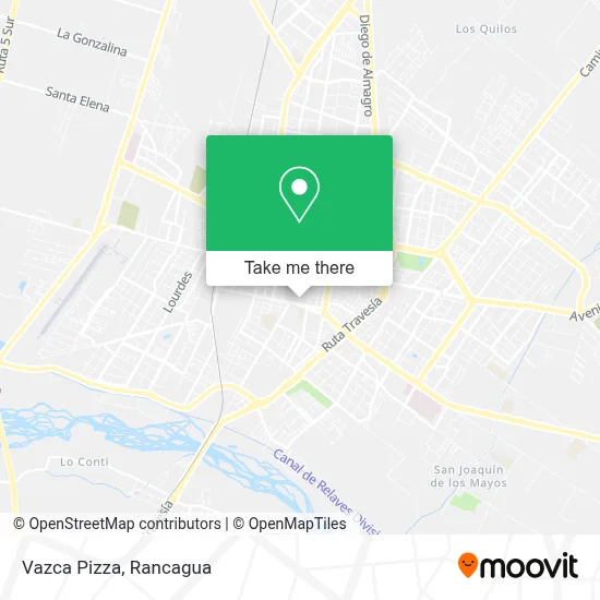 Vazca Pizza map