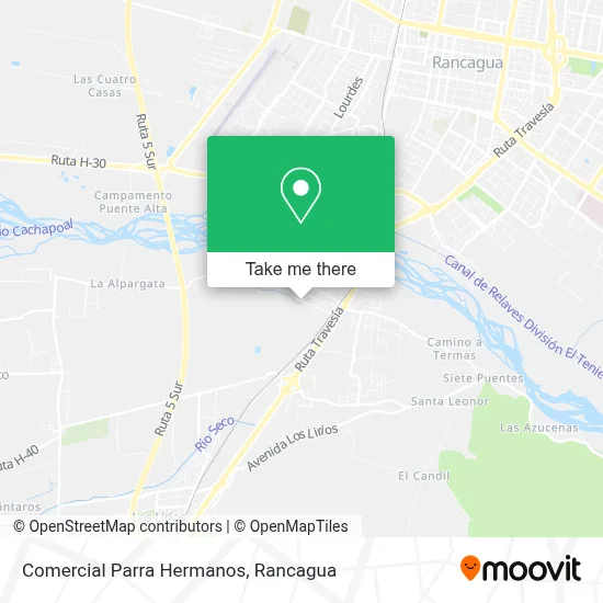 Comercial Parra Hermanos map