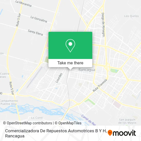 Comercializadora De Repuestos Automotrices B Y H map