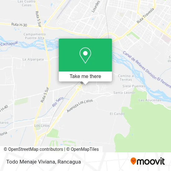 Todo Menaje Viviana map