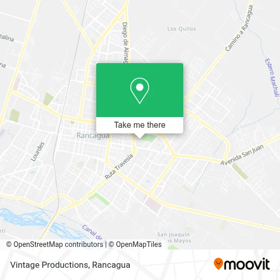 Vintage Productions map