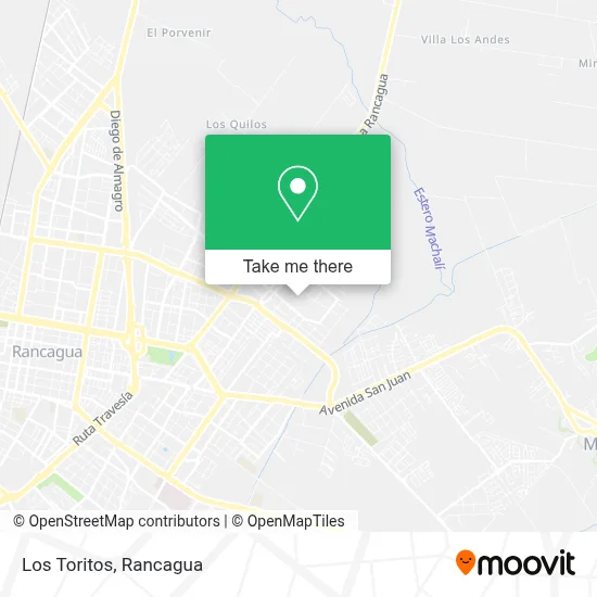 Los Toritos map