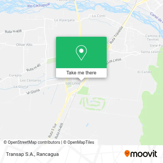 Transap S.A. map