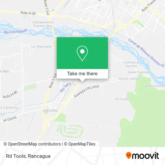 Mapa de Rd Tools