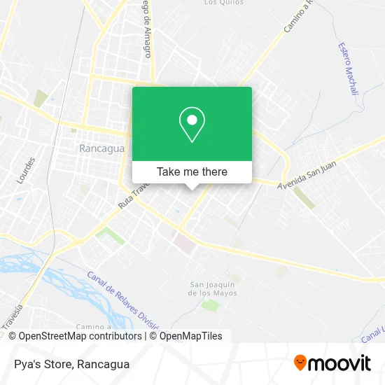 Pya's Store map