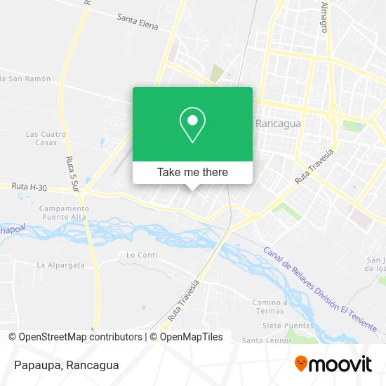 Papaupa map