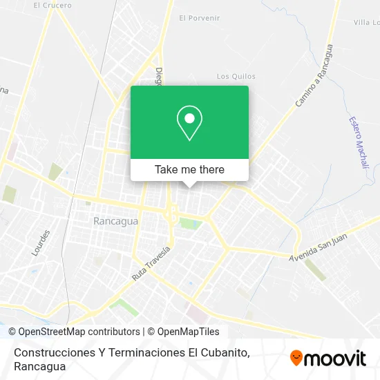 Construcciones Y Terminaciones El Cubanito map
