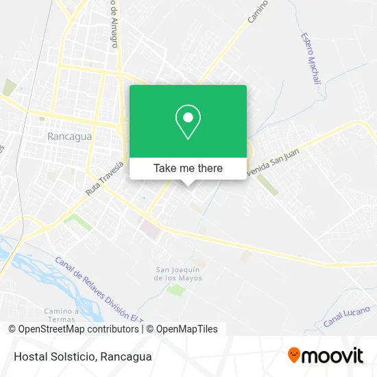 Hostal Solsticio map