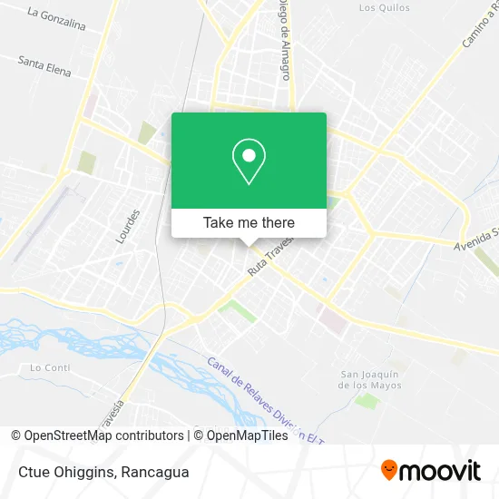 Ctue Ohiggins map