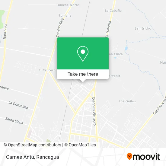 Carnes Antu map