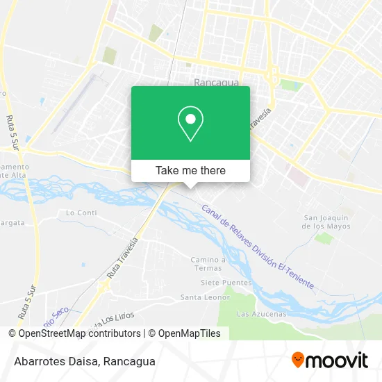 Abarrotes Daisa map