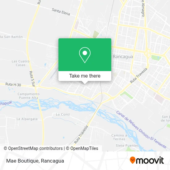 Mae Boutique map
