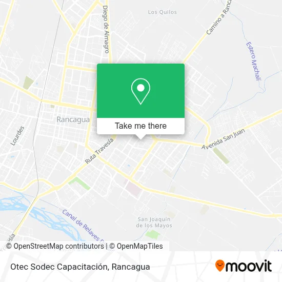 Otec Sodec Capacitación map