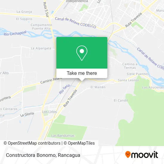 Constructora Bonomo map