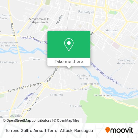 Mapa de Terreno Gultro Airsoft Terror Attack