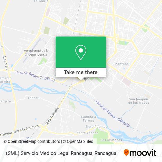 (SML) Servicio Medico Legal Rancagua map