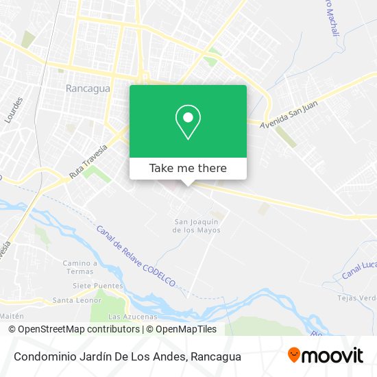 Condominio Jardín De Los Andes map