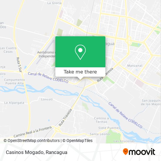 Casinos Mogado map