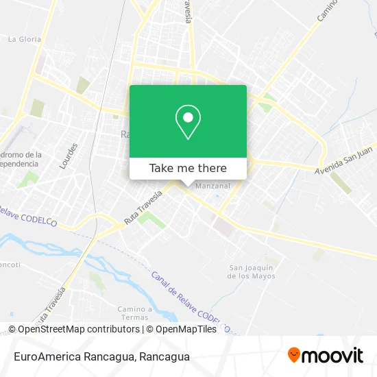 EuroAmerica Rancagua map