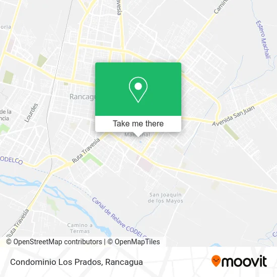 Condominio Los Prados map