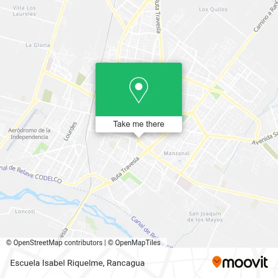 Escuela Isabel Riquelme map