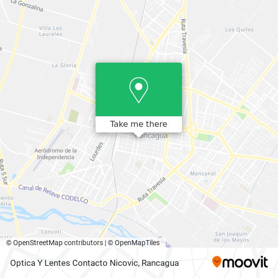 Optica Y Lentes Contacto Nicovic map