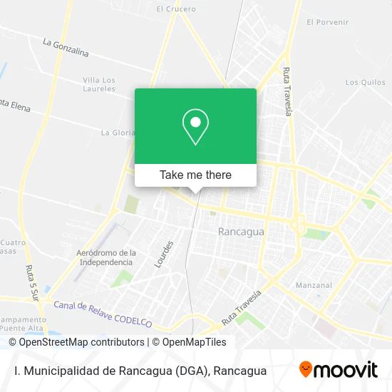 I. Municipalidad de Rancagua (DGA) map