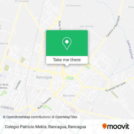 Mapa de Colegio Patricio Mekis, Rancagua