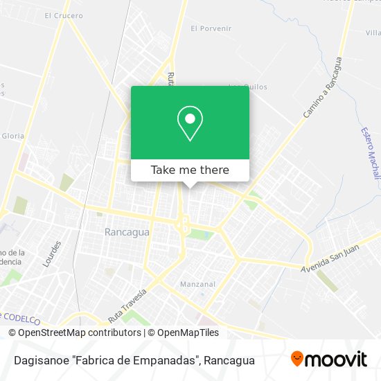 Dagisanoe "Fabrica de Empanadas" map