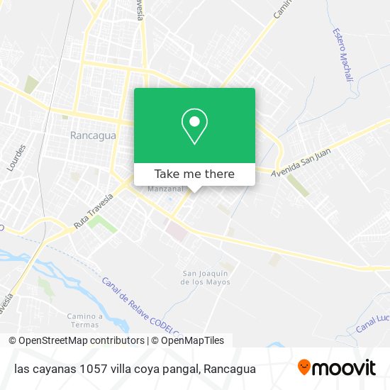 las cayanas 1057 villa coya pangal map