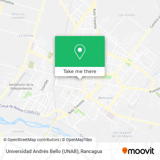 Universidad Andrés Bello (UNAB) map