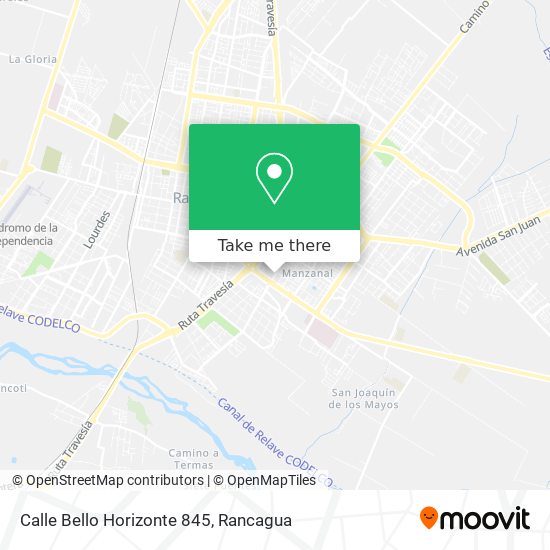 Calle Bello Horizonte 845 map