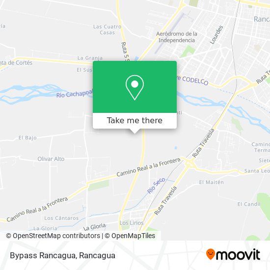 Mapa de Bypass Rancagua