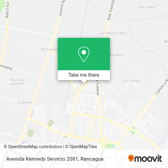 Avenida Kennedy Servicio 2081 map