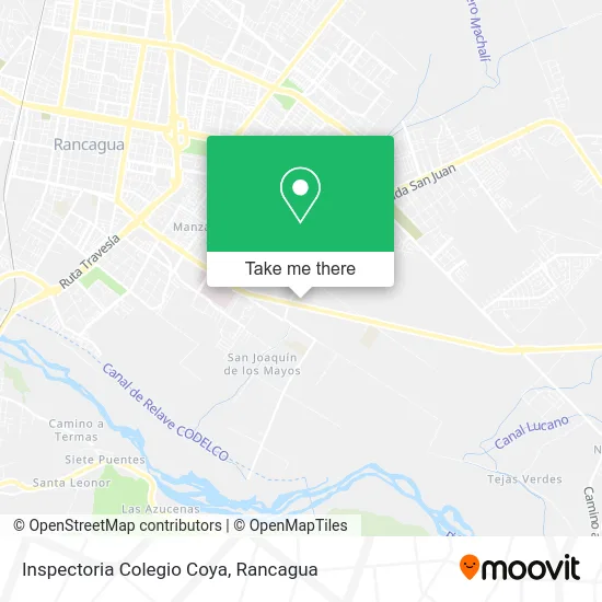 Inspectoria Colegio Coya map