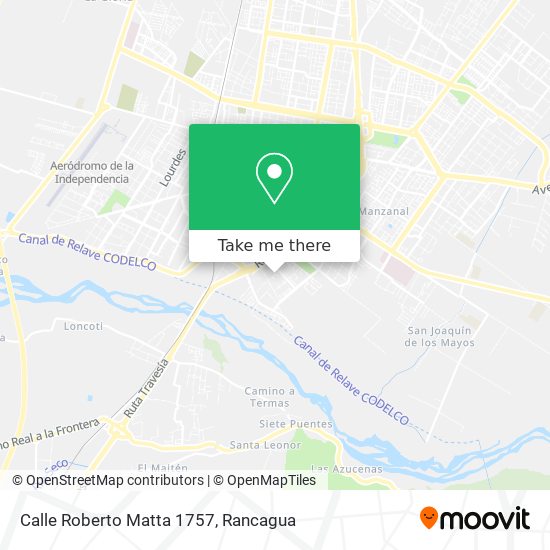 Calle Roberto Matta 1757 map