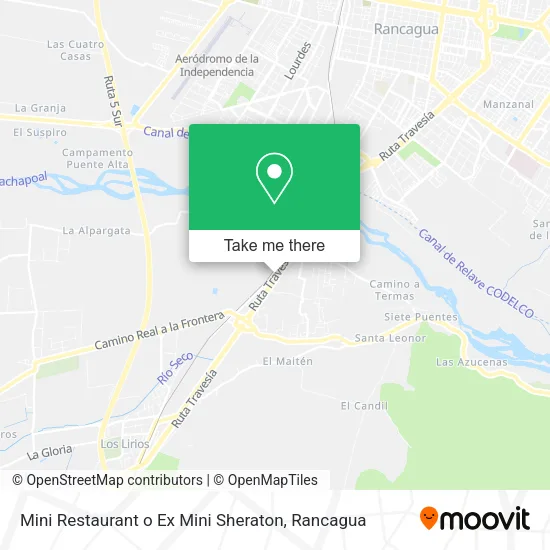 Mini Restaurant o Ex Mini Sheraton map