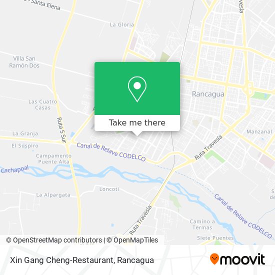 Xin Gang Cheng-Restaurant map