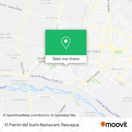 El Patrón del Sushi-Restaurant map
