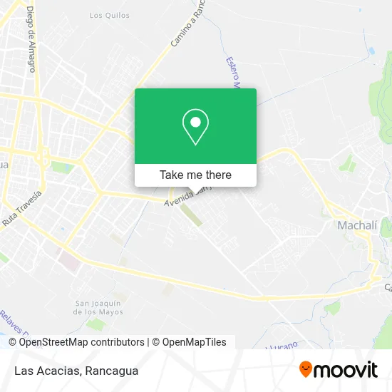 Las Acacias map