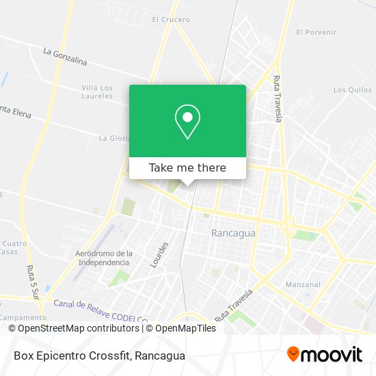 Box Epicentro Crossfit map
