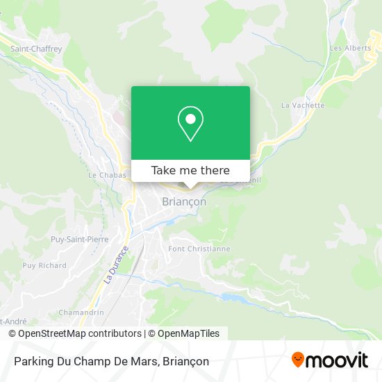 Mapa Parking Du Champ De Mars