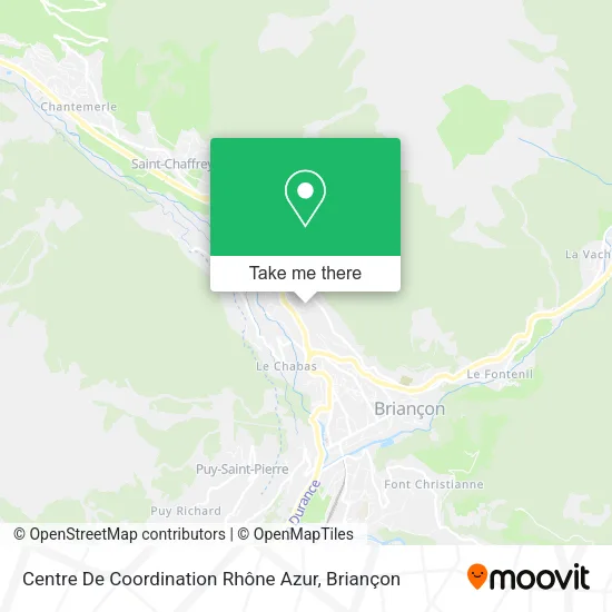 Centre De Coordination Rhône Azur map