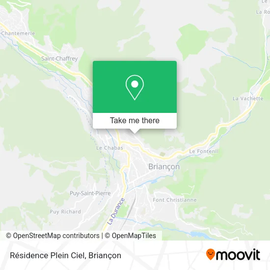 Résidence Plein Ciel map